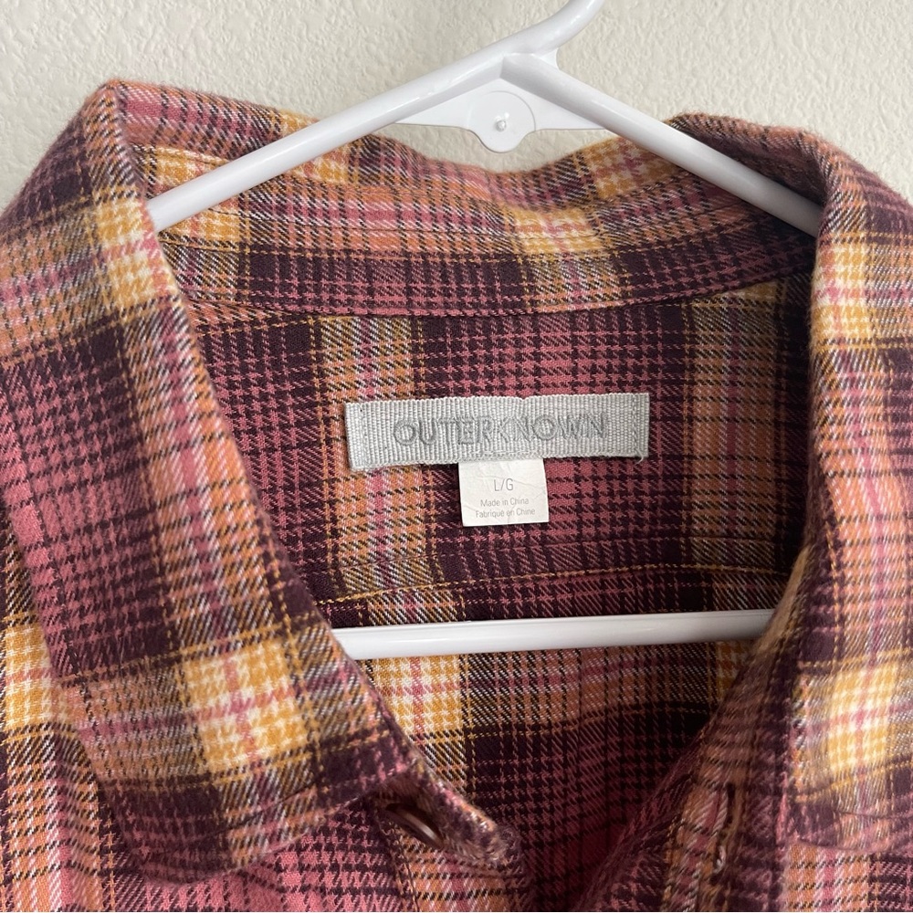Outerknown Plaided Button Down Lightweight Flanne… - image 5